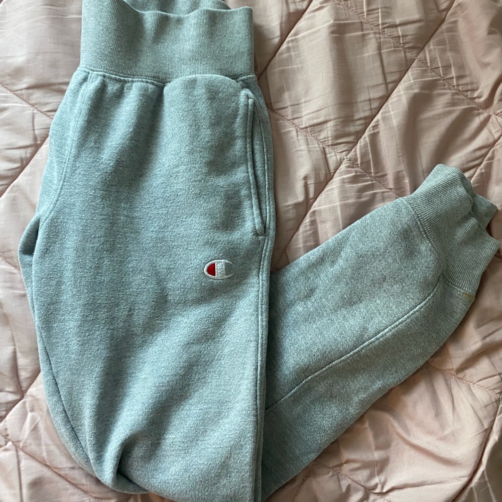 Grey champion joggers